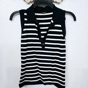 Shesmiss Korean Brand Sleeveless Collared Top